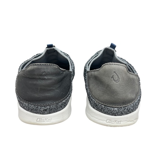 Olukai Alapa Li fabric and leather casual slip on men’s sneakers size 10 - Picture 4 of 7